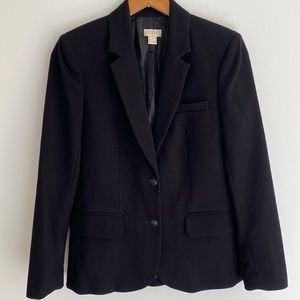 J.Crew Factory | black blazer with black detailed buttons sz 0